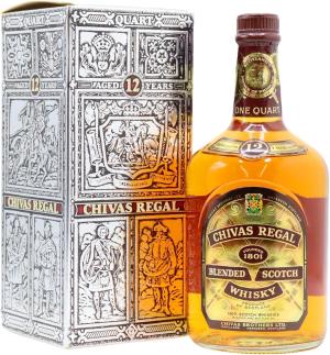 Chivas Regal Blended Scotch Old Bottling One Quart 12 year old Whisky 946cl 43 ABV