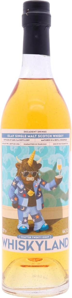 Caol Ila Whiskyland Chapter 28 Single Malt Scotch 1990 35 year old Whisky 70cl 445 ABV