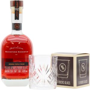 Woodford Reserve Masters Collection Sonoma Triple Finish Kentucky Straight Bourbon Whiskey 70cl 452 ABV Includes Branded Glass