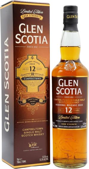 Glen Scotia Seasonal Release Amontillado Sherry Finish 12 year old Whisky 70cl 533 ABV