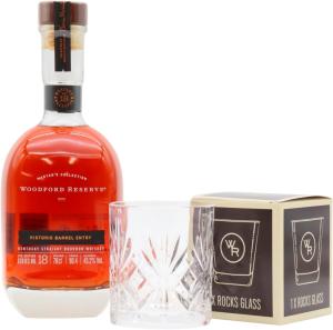 Woodford Reserve Masters Collection Historic Barrel Entry Kentucky Straight Bourbon Whiskey 70cl 452 ABV Includes Branded Glass