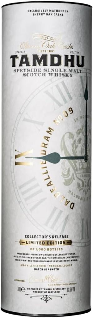 Tamdhu Dalbeallie Dram No 9 Speyside Single Malt Scotch Whisky Limited Edition Batch Strength 605 ABV 700ml