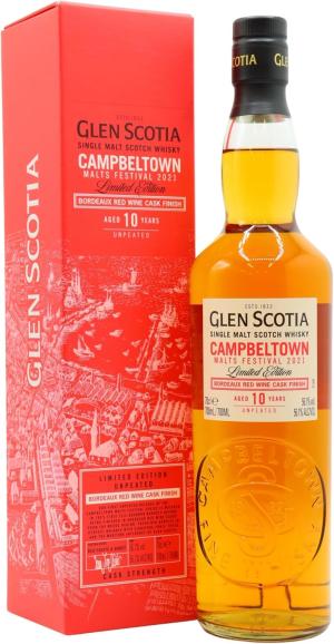 Glen Scotia Campbeltown Malts Festival 2021 Edition 10 year old Whisky 70cl 561 ABV