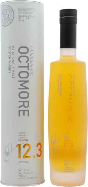 Octomore 123 Islay Single Malt 5 year old Whisky 70cl 621 ABV