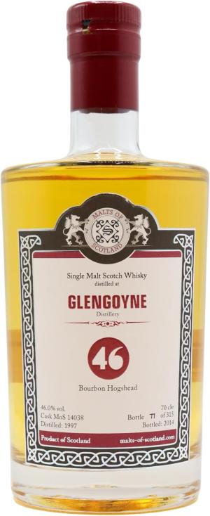 Glengoyne 17 year old Bartels Single Cask 14038 1997 Whisky 70cl 46 ABV