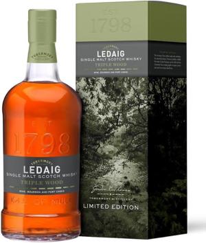Ledaig Triple Wood Single Malt Scotch Whisky 70cl 538 ABV Peppery Smoky and Spicy Artisanal Whisky Hebridean peated Single Malt Whisky
