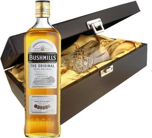 Bushmills Original Whiskey In Luxury Box With Crystal Glass Tumbler 70cl