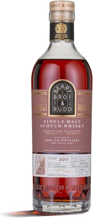 Berry Bros Rudd Caol Ila 14 Year Old Single Malt Scotch Whisky 2011 Vintage Moscatel Finish Single Cask