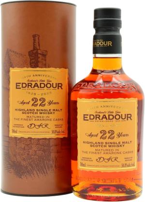 Edradour 200th Anniversary Amarone Cask Matured Single Malt Scotch 2003 22 year old Whisky 70cl 508 ABV