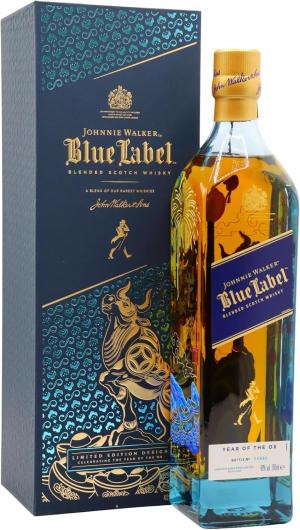 Johnnie Walker Blue Label 2021 Lunar New Year Year Of The Ox Blended Scotch Whisky 70cl 40 ABV