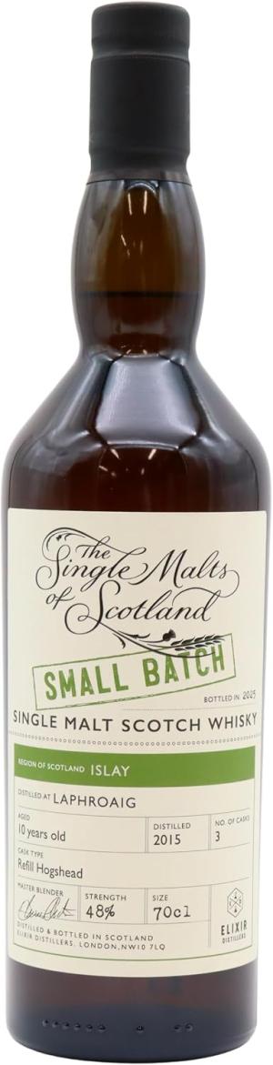Laphroaig Single Malts Of Scotland Small Batch 2015 10 year old Whisky 70cl 48 ABV