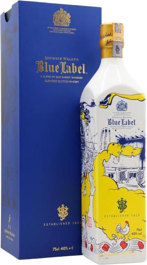 Johnnie Walker Blue Label 2017 Lunar New Year Year Of The Rooster Penang Street Art Edition Whisky 75cl 40 ABV