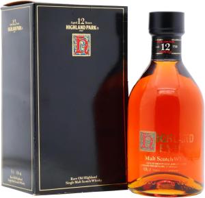 Highland Park 12 year old Single Malt Scotch Whisky 75cl 40 ABV 1980s Bottling 75cl
