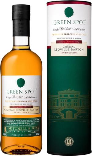 Green Spot Chteau Loville Barton Irish Whiskey 70cl with Giftbox 46 ABV Triple Cask Matured for Layered Complexity Crafted at Midleton Distillery Finished in Bordeaux Wine Barrels