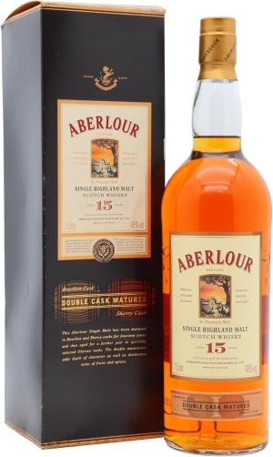 Aberlour Double Cask Matured Single Malt Scotch 15 year old Whisky