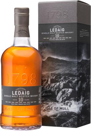 Ledaig 10 Year Old Single Malt Scotch Whisky 70cl 463 ABV Peppery Smoky and Malty Artisanal Whisky Hebridean peated Single Malt Whisky