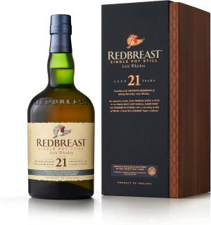 Redbreast 21 Year Old Single Pot Still Irish Whiskey 70cl 46 ABV Sherry Bourbon Barrel Maturation Deep Fruit Oak Spice Long Elegant Finish Gold Winning Irish Whiskey