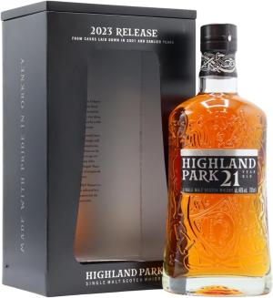 Highland Park 21 year old 2023 Release Single Malt Scotch 2001 Whisky 70cl 46 ABV