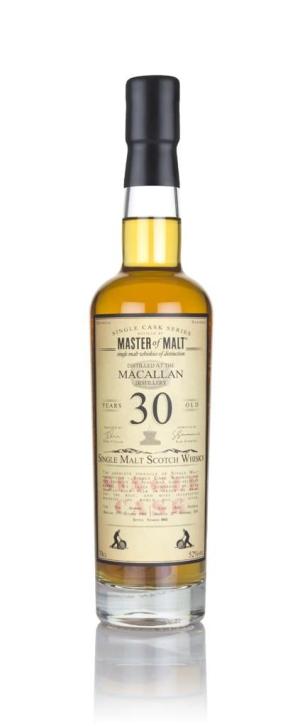 Macallan 30 Year Old 1988 Single Cask Master of Malt Single Malt Whisky