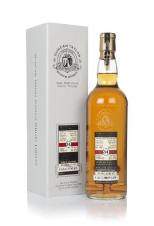 Caledonian 34 Year Old 1987 cask 7823876 Rare Auld Duncan Taylor Grain Whisky