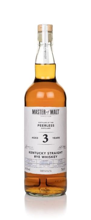 Peerless Kentucky Rye 3 Year Old 2016 Single Cask Master of Malt Rye Whiskey