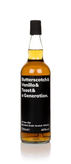 Butterscotch Vanilla Toast A Generation 45 Year Old Grain Whisky
