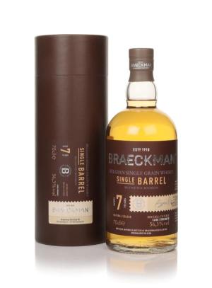 Braeckman 7 Year Old 2015 Single Barrel Grain Whisky cask 68 Secon Grain Whisky