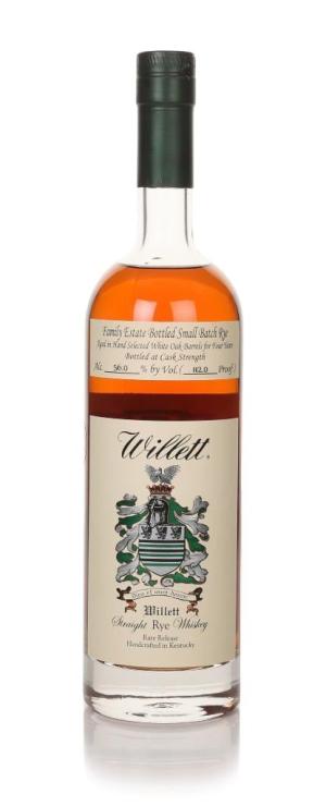 Willett 4 Year Old Family Estate Bottled Rye 56 Rye Whiskey