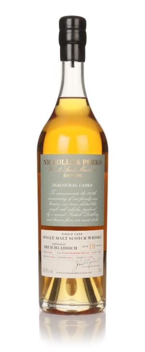 Bruichladdich 18 Year Old 2005 cask 518 Inaugural Casks Nickolls Single Malt Whisky