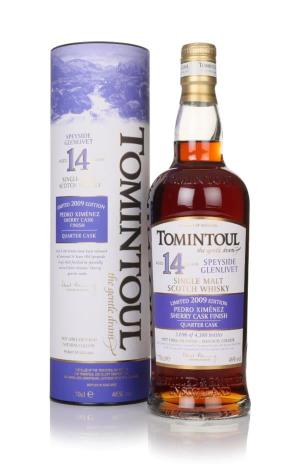 Tomintoul 14 Year Old 2009 PX Sherry Quarter Cask Finish Single Malt Whisky