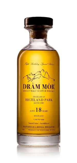 Highland Park 18 Year Old cask 3535 Dram Mor Single Malt Whisky