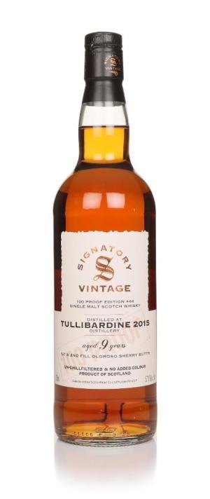 Tullibardine 9 Year Old 2015 100 Proof Edition 44 Signatory Single Malt Whisky