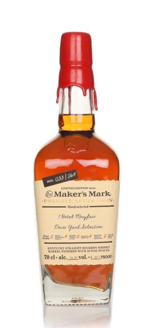 Makers Mark Private Select 1 Hotel Mayfair Dover Yard Selection Bourbon Whiskey