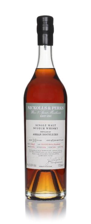 Arran 10 Year Old 2015 cask 150825 Nickolls Perks Single Malt Whisky