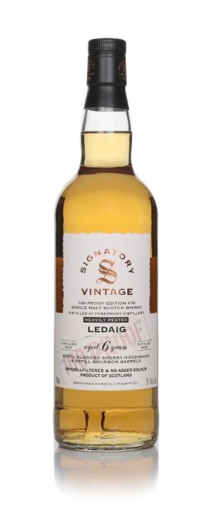 Ledaig 6 Year Old 2020 100 Proof Edition 76 Signatory Single Malt Whisky