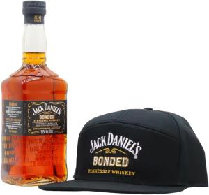 Jack Daniels Bonded Tennessee Whiskey 70cl 50 ABV Includes Hat