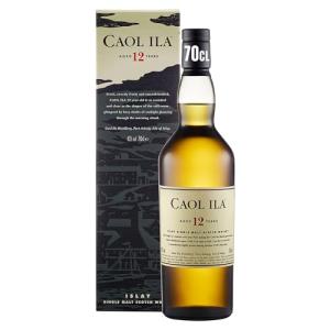 Caol Ila 12 Year Old Single Malt Whisky 43 vol 70cl Scotch Whisky Peaty Whisky from Islay Distinct Smokiness Fresh Sweetly Fruity SmoothBodied