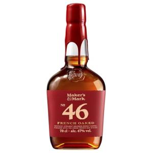 Makers Mark 46 Kentucky Straight Bourbon Whisky French Oak Barrel Finish Rich Notes of Vanilla Caramel and Baking Spice 70cl