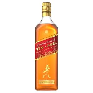 Johnnie Walker Red Label Blended Scotch Whisky 40 vol 1L Enjoy Neat or in Drinks Iconic Scottish Whisky Blended from up to 35 Whiskies Notes of Smoke Cinnamon Honey