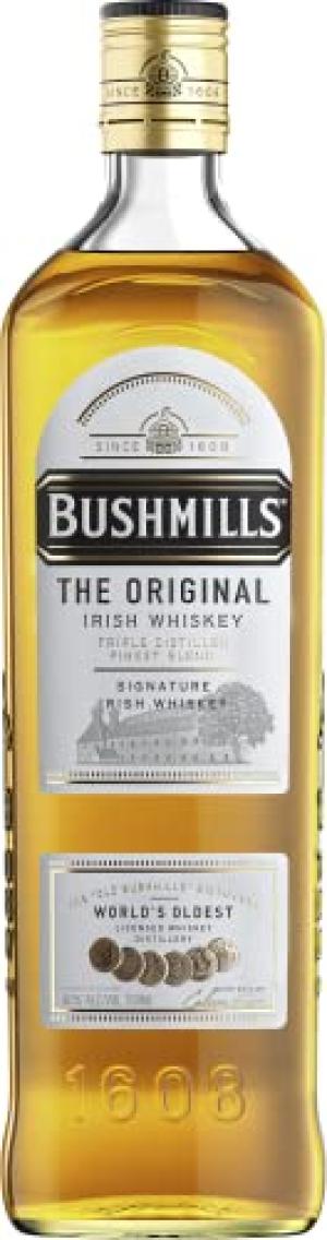 Bushmills Original Irish Whiskey 40 ABV 70cl AwardWinning Triple Distilled Smooth Honey Vanilla Fruity Notes Sipping Mixing Gifts