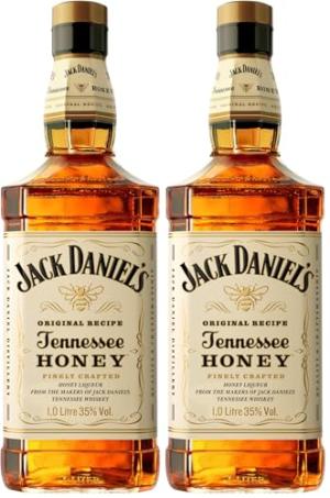 Jack Daniels Tennessee Honey 1L Pack of 2