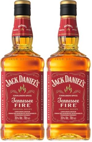 Jack Daniels Tennessee Fire Blended Whisky 70 clPackaging may vary Pack of 2