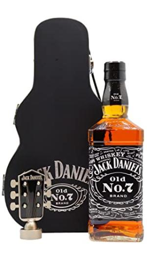 Jack Daniels 155th Anniversary Edition Paula Scher Pentagram Whiskey 70cl 40 ABV Guitar Case