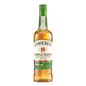 Jameson Triple Triple Blended Irish Whiskey Triple Distilled Triple Cask Matured Unique Blend of Bourbon Sherry and Chestnut Casks 40 ABV 70cl Toffee Cocoa and Toasted Almond Notes