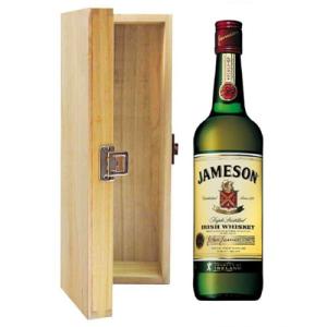 Jameson Irish Whiskey in Tung Wood Gift Box with Hand Crafted Gifts2Drink Tag