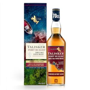Talisker Port Ruighe Single Malt Scotch Whisky 458 vol 70cl Finished in Port Casks Single Malt Whisky Notes of Rich Berry Fruits Peated Sweet Smokiness Scottish Whisky