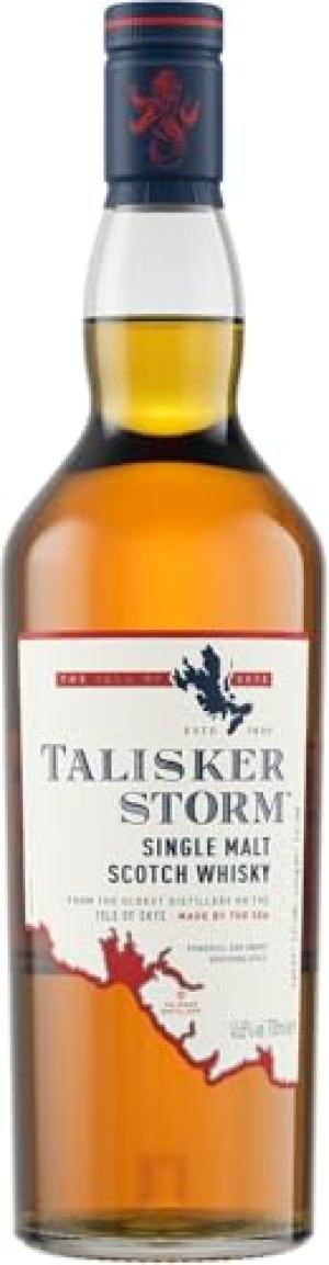Talisker Storm Single Malt Scotch Whisky 70cl Island Whiskey with Smoky Spicy Flavour 458 ABV From the Isle of Skye Premium Gift for Whisky Lovers