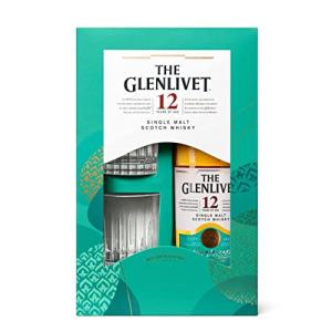 The Glenlivet 12 Year Old Single Malt Scotch Whisky Gift Pack with Two Glasses 70cl