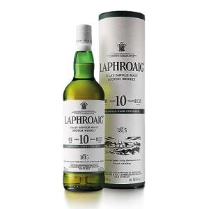 Laphroaig 10 Years Old Cask Strength Batch 16 Scotch Islay Single Malt Peated Whisky Smoky Salty and Sweet Cask Strength 585 ABV 70cl