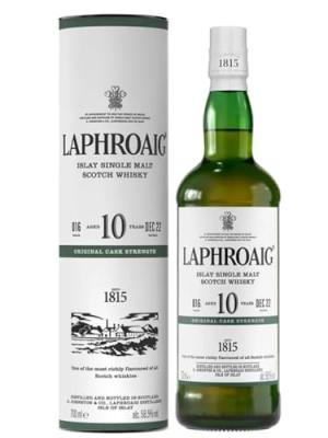 Laphroaig 10 Year Old Cask Strength Batch 16 Islay Single Malt Scotch Whisky Distillery Bottling
